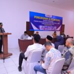 A Murtala Pj Bupati Aceh Jaya menyampaikan Pidato pada acara pelantikan Forum PRB Aceh Jaya
